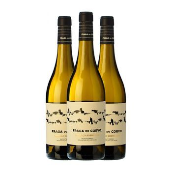 Grandes Pagos Gallegos Vino Blanco Fraga Do Corvo Monterrei 75 Cl 13% Vol. (pack De 3 Unidades)