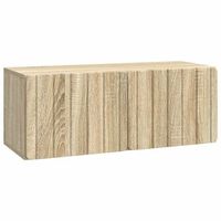 mueble de tv de pared 785 x 31 x 30 cm roble sonoma vidaxl