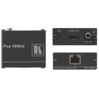 kramer electronics pt-572 extensor audiovideo receptor av negro