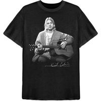 kurt cobain tops y camisetas guitar live para hombre