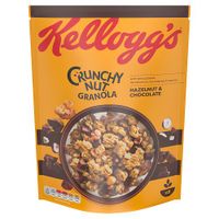 kelloggs crunchy nut oat granola chocolate and nut