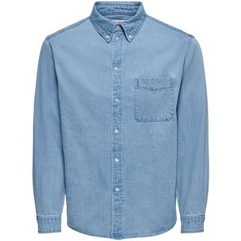 Only & Sons Camisa manga larga Onsorson Regular Yfm Dnm Shirt Noos 22036600 para hombre
