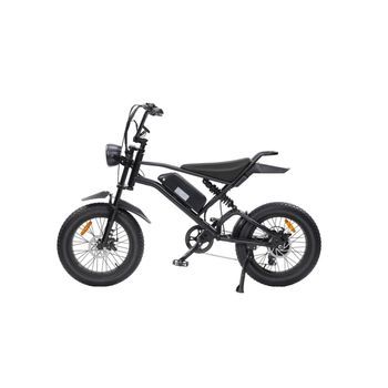Rush Horse V2 Bicicleta Eléctrica - Motor 1000w Batería 48v 15ah Doble Modo De Conducción Suspensión Doble - Negro