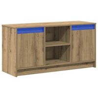 unidades de tv marron 100 x 34 x 50 cm madera contrachapada vidaxl