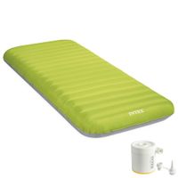 colchon hinchable camping truaire fiber-tech 76x191x17 cm azul
