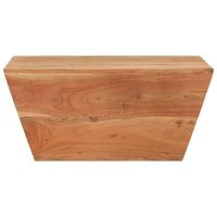 mesa de cafe - mesa de centro forma de v madera maciza de acacia 66x66x30 cm
