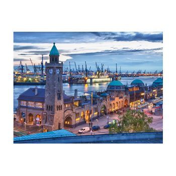 Papel Pintado 3d - St. Pauli Landing Stages (200x154 Cm)