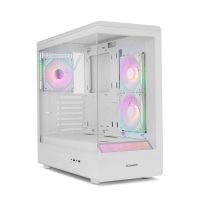 semitorre nox hummer signal blanca argb atxmicro atx vidrio templado sin fuente