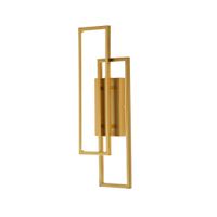 aplique acero aluminio y silicona  50 cm