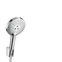 set de soporte de ducha hansgrohe raindance select s 120 3jet con flexo de ducha 160 cm 26721000