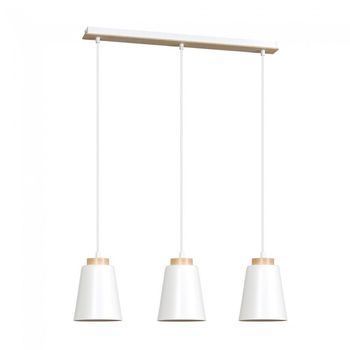 Regleta de techo lasso blanco (3 luces)