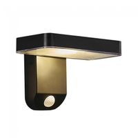 aplique led solar con sensor rica square 5w