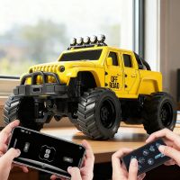 164 24g mini aleacion coche rc tres velocidades escritorio vehiculo todoterreno camion soporte aplicacion control remo