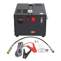 compresor de aire sin aceite y agua 12v portatil 4500 psi para paintball