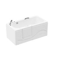 banera reclinable para mayores con funcion de hidromasaje vital m - 153 x 76 cm izquierda