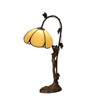 Sobremesa Tiffany Base Figura  Virginia D-20cm Luz Directa