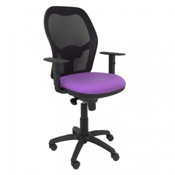 Piqueras y Crespo Jorquera Silla Malla Negra Asiento Bali Lila