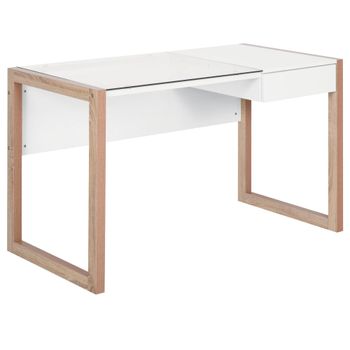 Mesa de ordenador 120x60x75 cm blanco