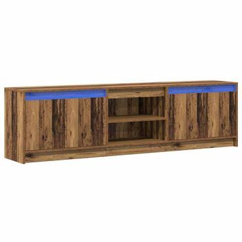 Gabinete De Tv Marrón 180 X 34 X 50 Cm Madera Contrachapada