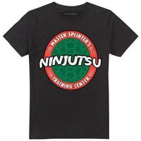teenage mutant ninja turtles camiseta ninjutsu school para mujer