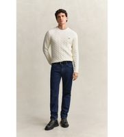 gant para hombre 1000021 jaans regular fit lavado azul 3136 casual algodon denim clasico