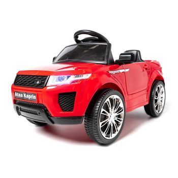 Ataa Kaplin 6v Rojo - Coche Eléctrico Infantil Para Niños Batería 6v Con Mando Control Remoto