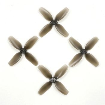 2 pares / 6 pares, hélice de PC de 76 mm con 4 palas, agujero de eje de 2 mm, bajo ruido, alta eficiencia, para drones F