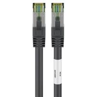 cable de red goobay 66724 5 m cat81 sftp negro