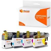 pccom essential brother lc123lc121 cartucho tinta compatible negrocianmagentaamarillo pack 4