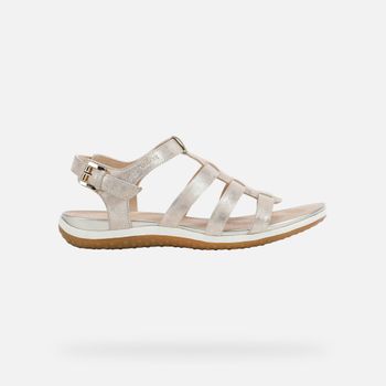 GEOX Sandal Vega Mujer Beige Claro