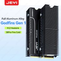 disipador de calor jeyi m2 ssd disipador de calor convectivo de aluminio resistente disipadores de calor pasivos nvme ngff cooler con aletas - godfins gen 1