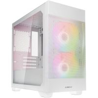 lian-li lancool 205m mesh rgb cristal templado usb 30 blanca