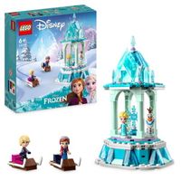 lego disney princess tiovivo magico de anna y elsa 6 anos - 43218