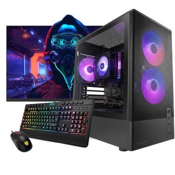 PC Sobremesa NeoPC Ryzen 5 3400G 8GB Windows 11 Pro 240GB SSD Pantalla 27