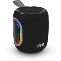 altavoces spc portatiles bluetooth 15w resistentes al agua y con luces led