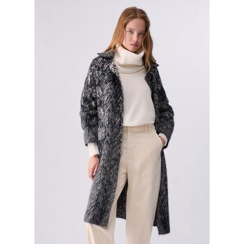 Liu Jo Abrigo Abrigo jacquard de punto cepillada para mujer