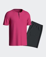 pijama corto de hombre en algodon modal