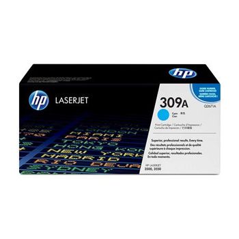 HP Colour LaserJet 309A Cyan Original Toner Cartridge with Smart Printing Technology (Q2671A)