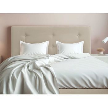 Cabecero Cama Tapizado Tejido Antimanchas Barcelona Beige 135x70 Cm