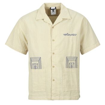 Element Camisa manga corta SEERSUCKER EMBROIDERY S para hombre