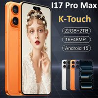 telefonos moviles k-touch i17 pro max smartphone android 15 con desbloqueo facial pantalla de 73 pulgadas camara de 1648mp 22gb2tb bateria de 7800mah 5g doble tarjeta sim doble modo de