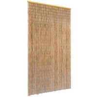 cortina de bambu para puerta contra insectos 100x200 cm vidaxl