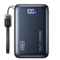 power bank iniu leopard power 20000mah 65w compacto negro