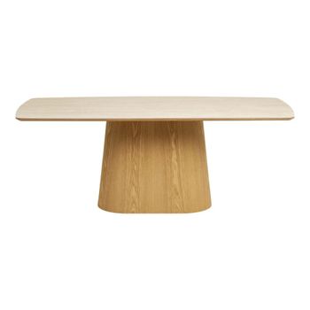 Mesa de comedor travertino con tapa cerámica l200
