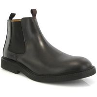 atlanta mocassin botines botas chelsea en piel pull up para hombre