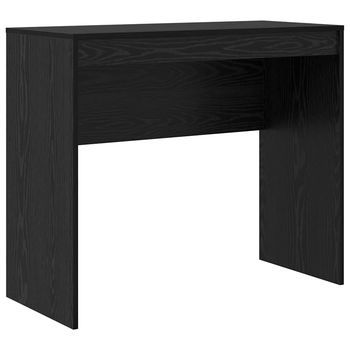 Escritorio | Mesa De Trabajo Roble Negro 90 X 40 X 76 Cm
