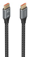 cable aisens displayport v21 16k60hz 80gbps dpm-dpm negro 15m