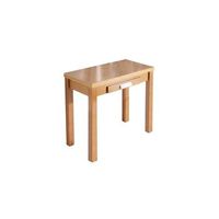 mesa de cocina elia con apertura tipo libro y cajon integrado