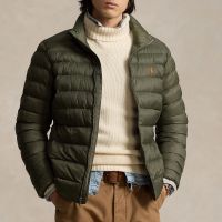 polo ralph lauren insulated terra quilted nylon padded jacket - l