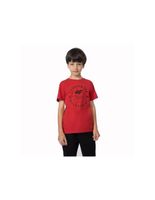 camiseta 4f m294 nino rojo